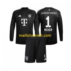 Maillot de Foot FC Bayern Munich Manuel Neuer 1 Gardien Domicile 2023-24 Manches Longues - Enfant